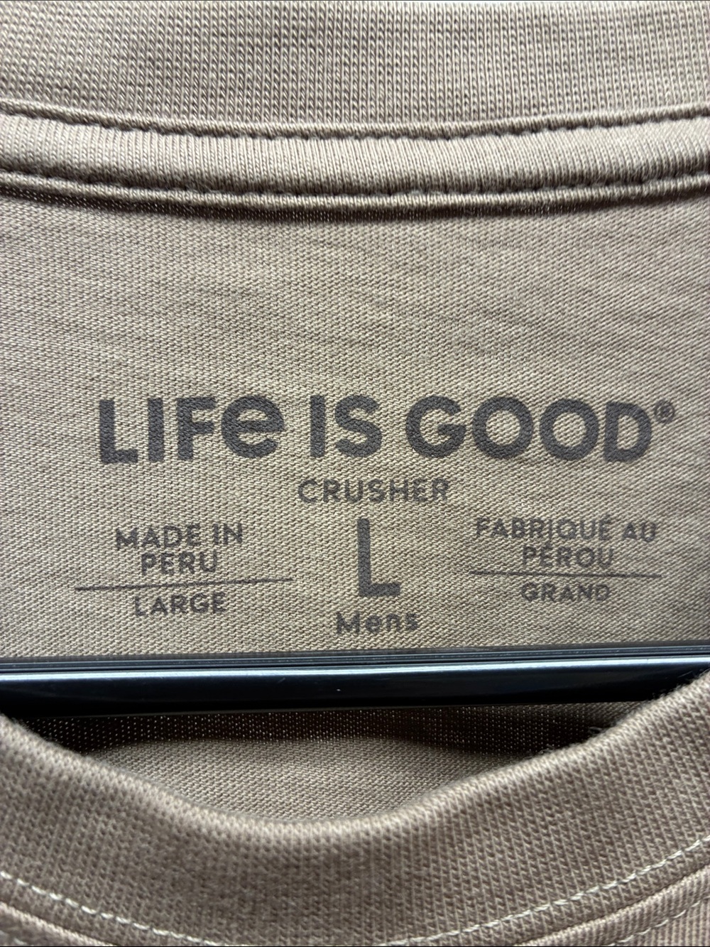 Life Is Good Tan Patriotic Graphic Tee - Picture 4 of 7